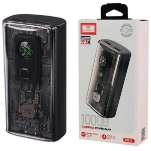  پاوربانک فست شارژ یو اس بی 22.5 وات 10000 طرح شفاف ارلدام مدل ET-PD35 