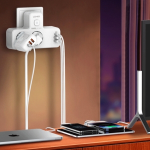 چند راهی برق ارتدار یواسبی و تایپسی 20 وات الدینیو مدل SE2337