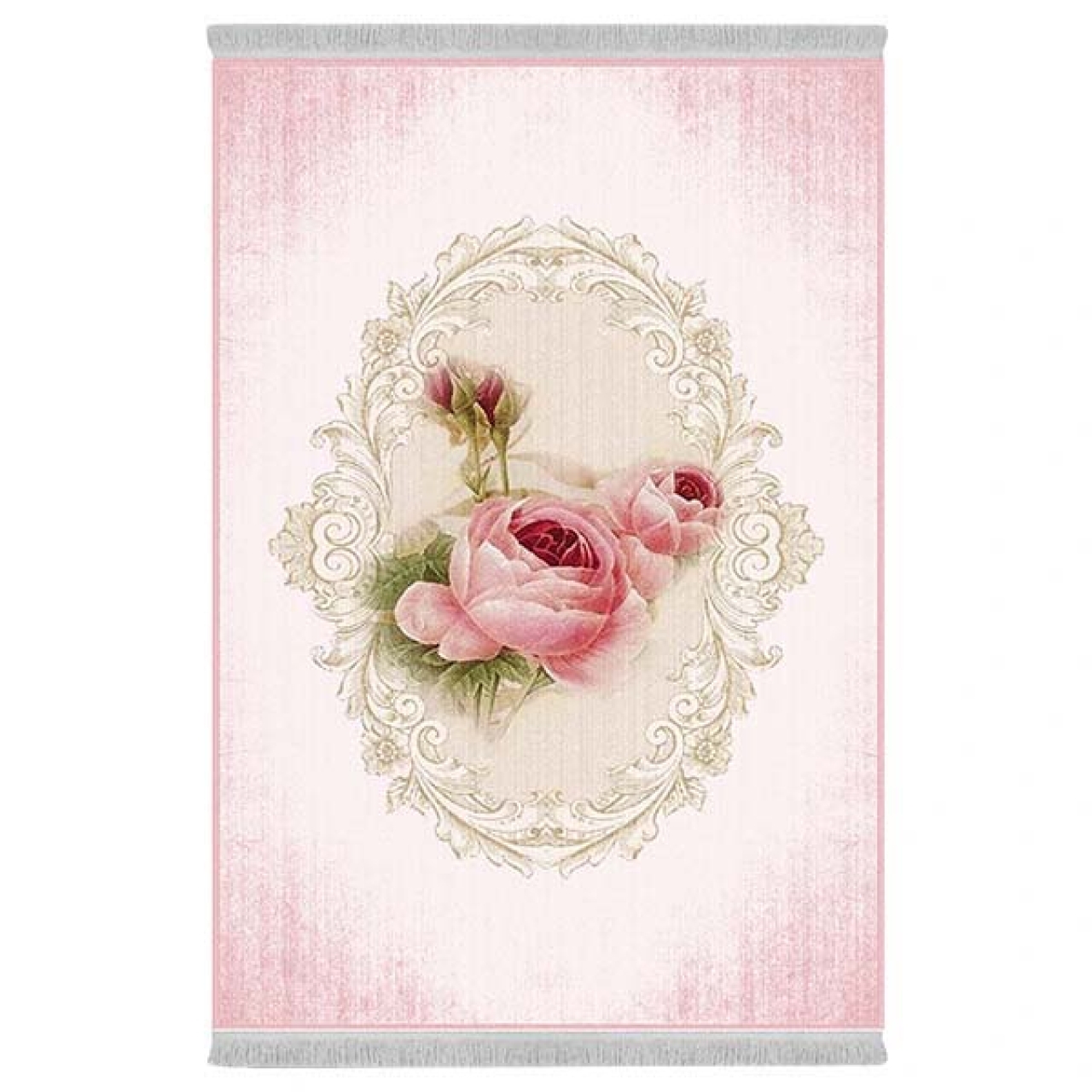 فرش پارچهای دفه مدل فرشینه طرح مدرن کد 357