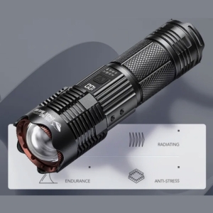  چراغ قوه شارژی قابل زوم ضدآب اسمایلین شارک مدل SD-7101 