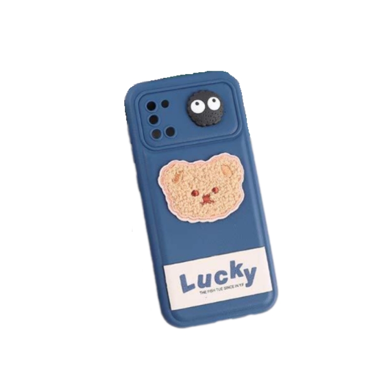 کاور ژله ای Lucky عروسکی محافظ لنزدار مناسب برای گوشی موبایل سامسونگ Galaxy A31