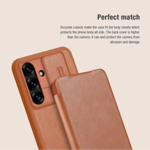 کاور کتابی سامسونگ گلکسی اس 25 پلاس نیلکین Qin Pro Leather case