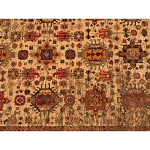 فرش ماشینی بزرگمهر طرح ۷۸۰۳۲ شکلاتی