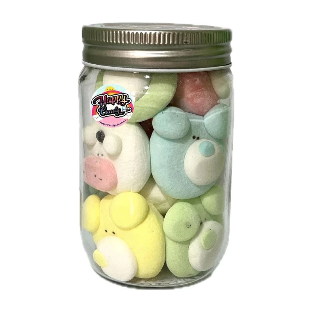 مارشمالو جار  کوچک هپی کندی 75 گرمی