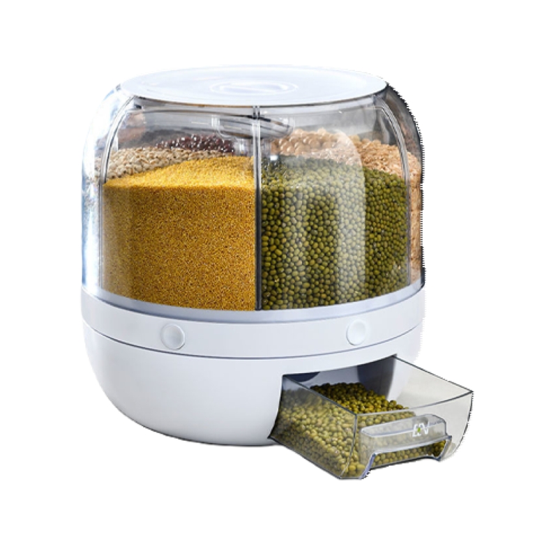 جا حبوباتی چرخشی طرح گل کد QW-6027