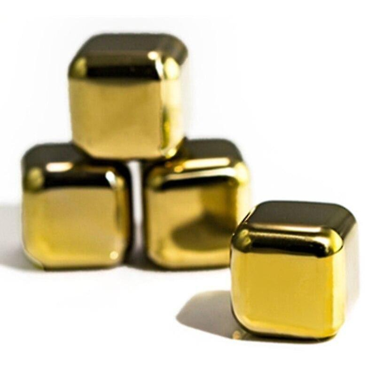 یخ فلزی طلایی 4 عددی مدل 304