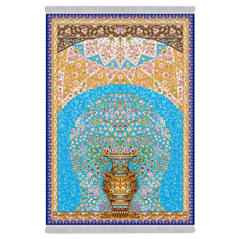 فرش پارچهای دفه مدل فرشینه هازان مخمل کد 069