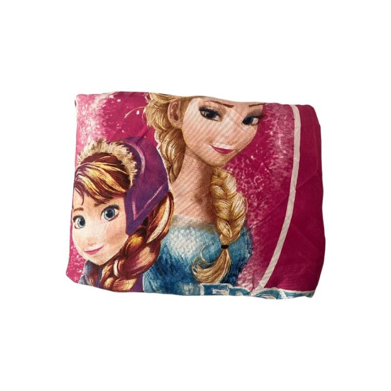 ملحفه کشدار دخترانه تک نفره 2 تکه Cheshik مدل فروزن سایز 90*200 سانتی متر