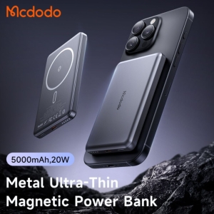  پاوربانک وایرلس مگ سیف 20 وات 5000 مک دودو مدل MC-464 