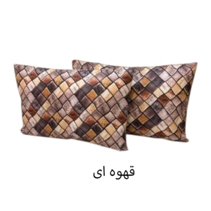 روبالشی دواج مدل مخمل استون بسته ۲ عددی