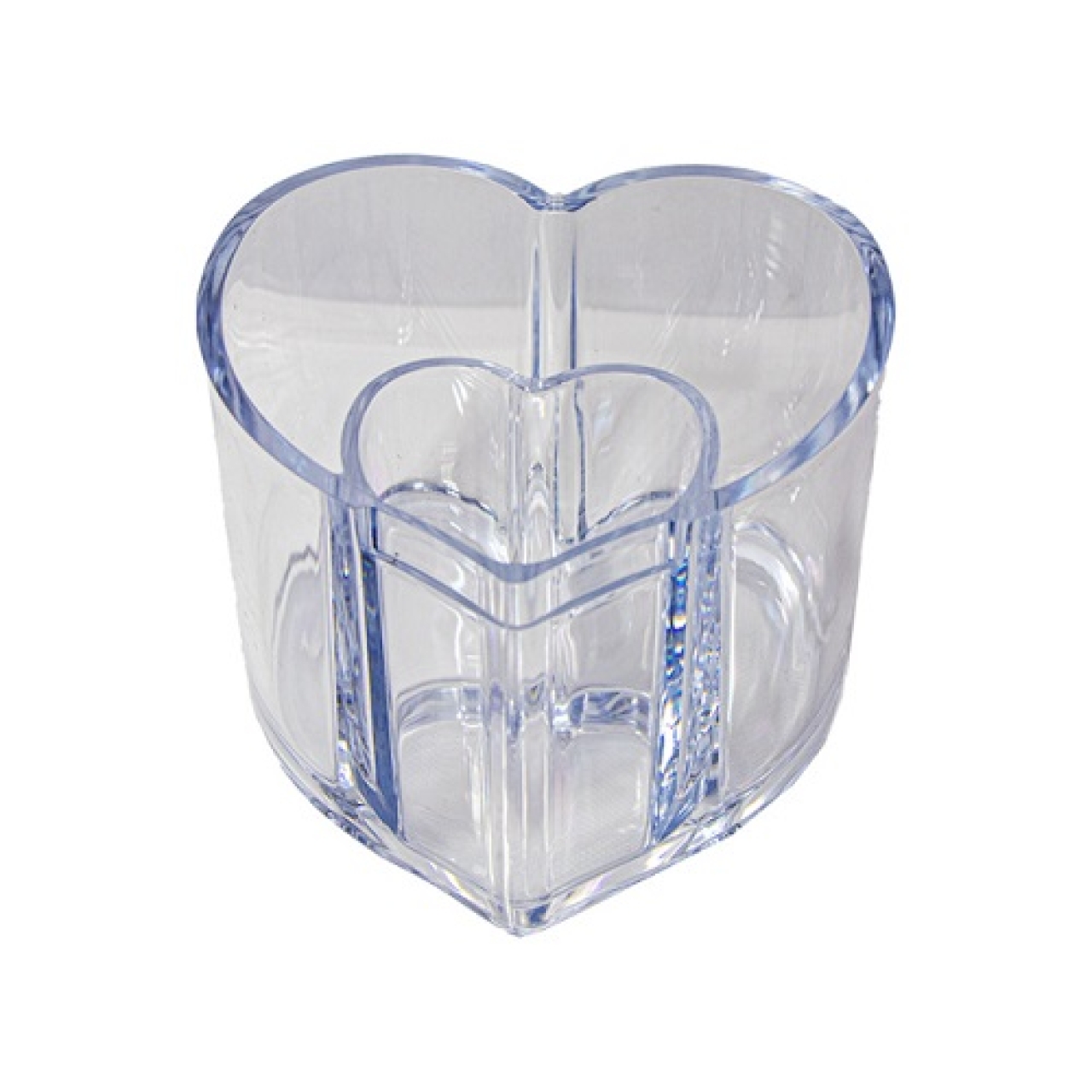 استند لوازم آرایشی طرح دو قلبی کد A05