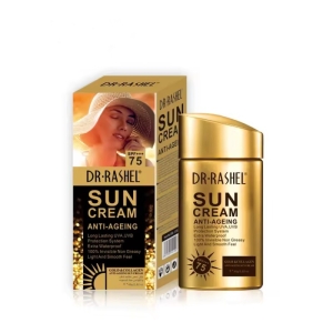 کرم ضد آفتاب  دکتر راشل SPF 75 مدل ANTI-AGING وزن 80 گرم