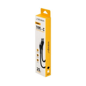 کابل تبدیل USB به USB-C سیبراتون مدل S107C طول 0.25 متر