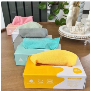 دستمال جادویی میکروفایبر 20 عددی جعبه ای مدل بیلاو