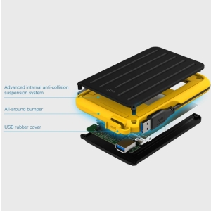 هارد اکسترنال سیلیکون پاور مدل Armor A66 ظرفیت ۲ ترابایت