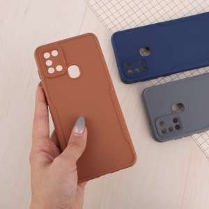 کاور  ژله ای Defender محافظ لنزدار مناسب برای گوشی موبایل سامسونگ Galaxy A21s