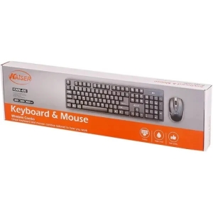 کیبورد و ماوس بی سیم کیسر مدل KWM-490