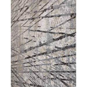 فرش ماشینی سیزان طرح ۴۱۹۴۴ نقره ای مدرن