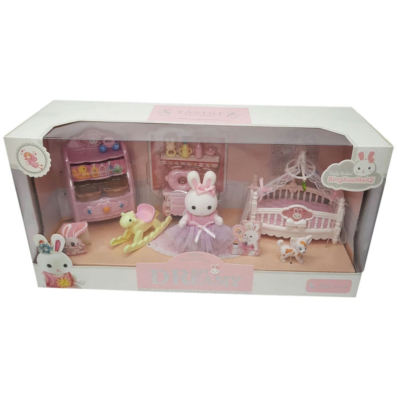 عروسک دخترانه مدل خرگوش اتاق بچه کد 6618