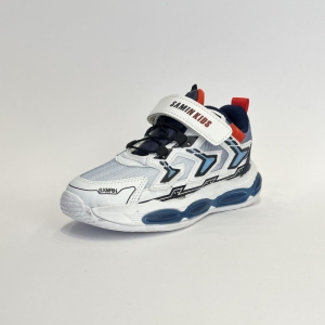 کفش بچگانه سامین مدل SXM رنگ سورمه ای سفید M15