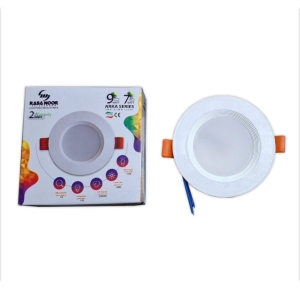 چراغ هالوژن 9 وات رسانور مدل گرد توکار بسته 10 عددی