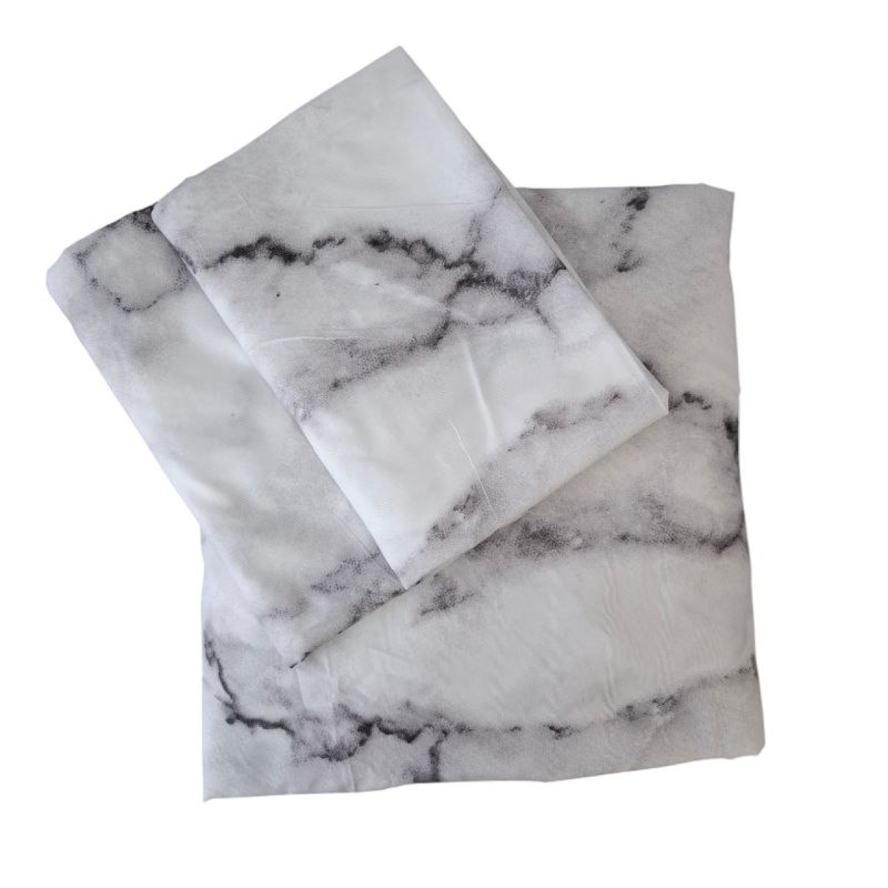 ملحفه کشدار اسپرت دونفره 3تکه Cheshik مدل مرمر سایز 180*200 سانتی متر