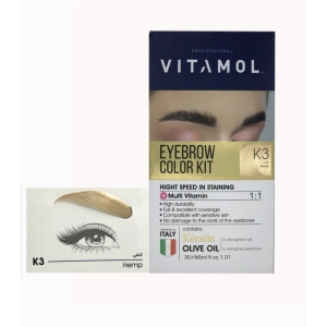 کیت رنگ ابرو كنفی ویتامول کد K3 حجم 30ml