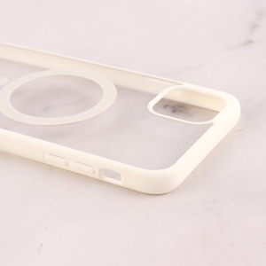 کاور PC شفاف دور رنگی مگ سیف مناسب برای گوشی موبایل آیفون iPhone 11 Pro Max