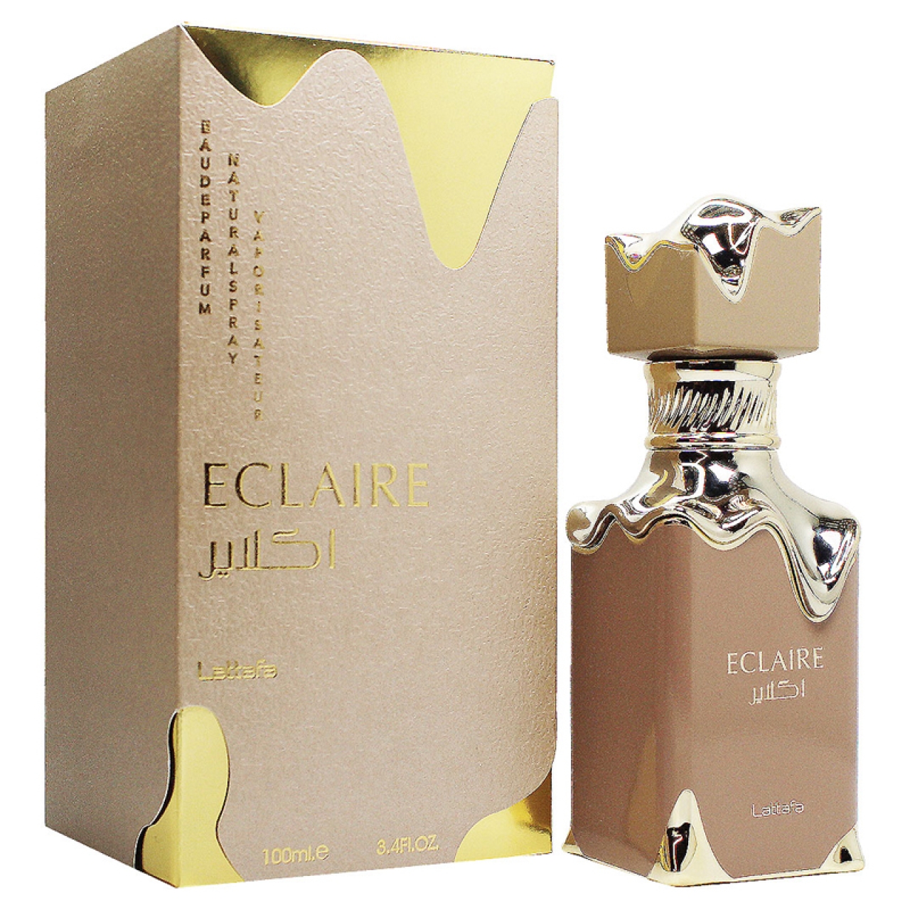 ادو پرفیوم زنانه لطافه مدل اکلایر حجم ۱۰۰ میل