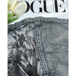 شال دانتل حصیری طرح ۱۲۳