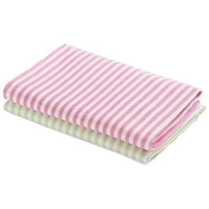 دستمال تنظیف ضخیم مدل راه راه سایز 50*70 بسته دو عددی 