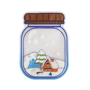 زیپ کیپ طرح برفی بسته پنج عددی