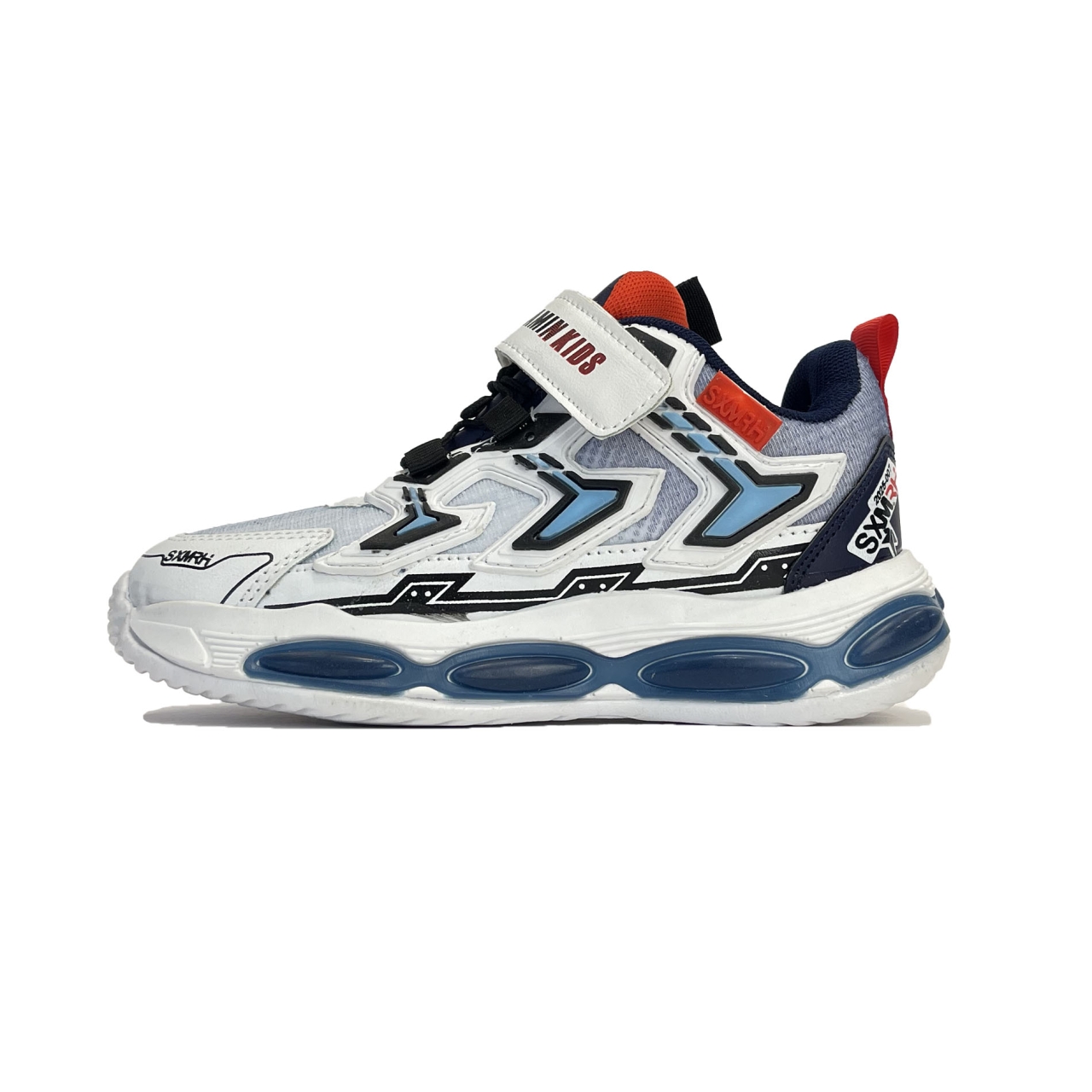 کفش بچگانه سامین مدل SXM رنگ سورمه ای سفید M15