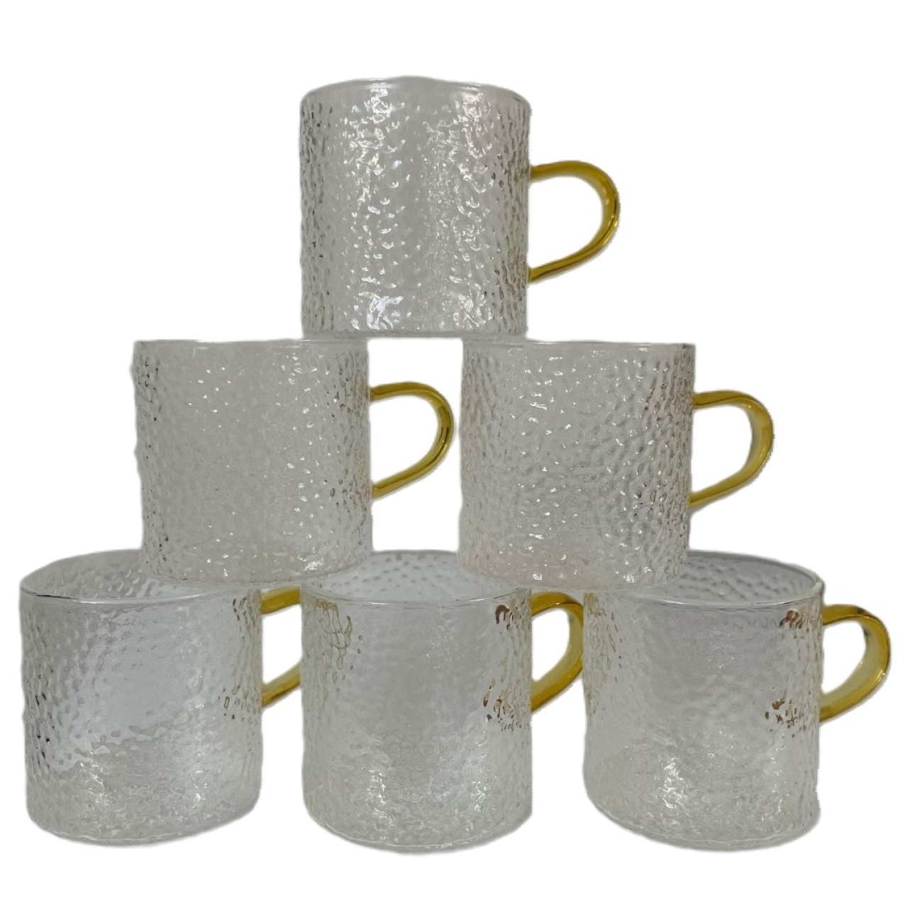 شات مدل دسته طلایی مجموعه 6 عددی