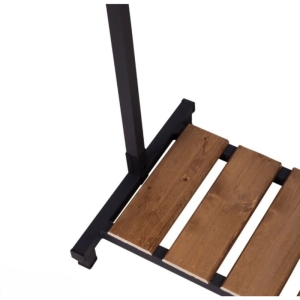 رگال لباس کف چوبی یک طبقه مدل فلزی عرض 150