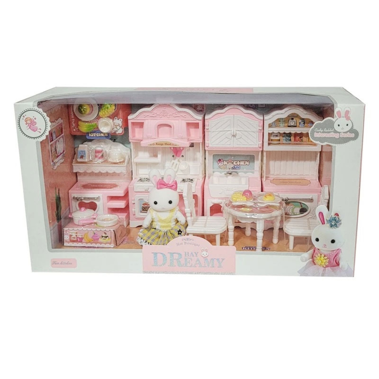 	 عروسک دخترانه مدل خرگوش آشپزخانه کد 6681