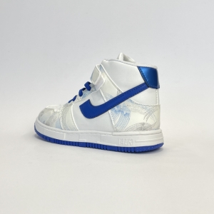 کفش بچگانه نایک مدل جردن ساقداررنگ ابی M24