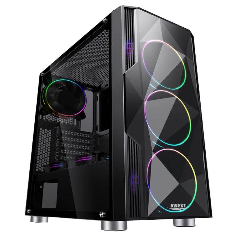 کیس کامپیوتر گیمینگ مدل GT-AV02-BG