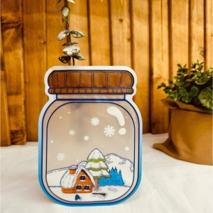 زیپ کیپ طرح برفی بسته پنج عددی