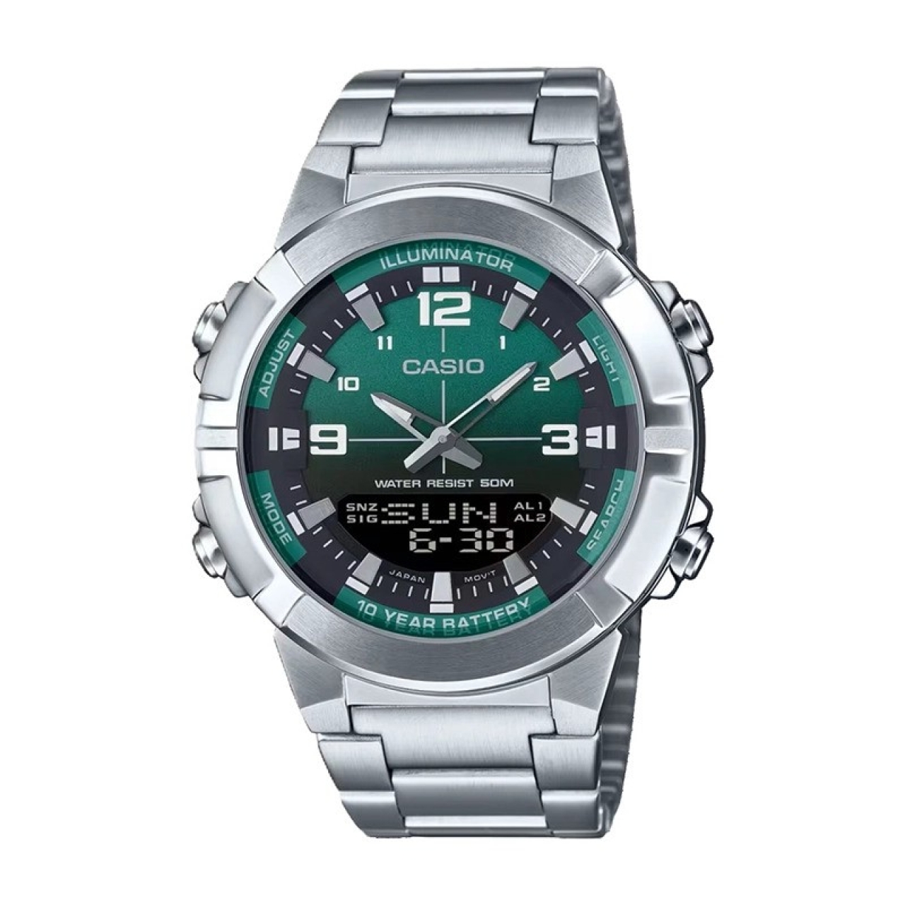 ساعت مچی عقربه‌ای کوارتز مردانه کاسیو مدل AMW-870DA-3AVDF