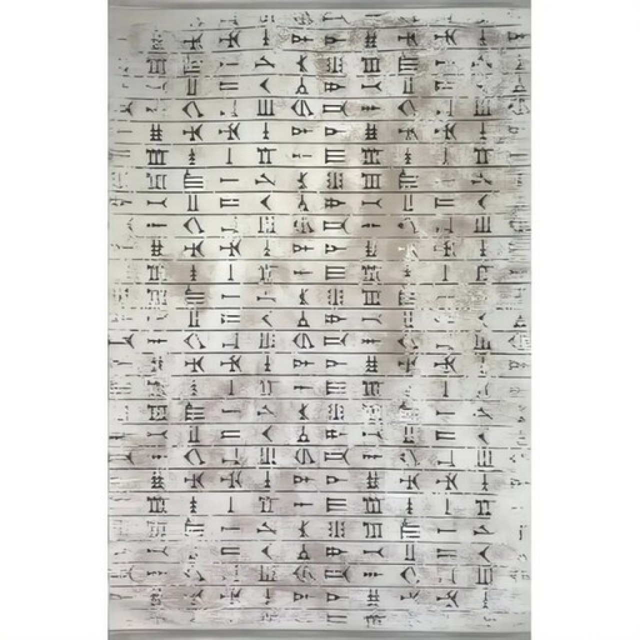 فرش ماشینی سیزان طرح 41102 کرم خط میخی