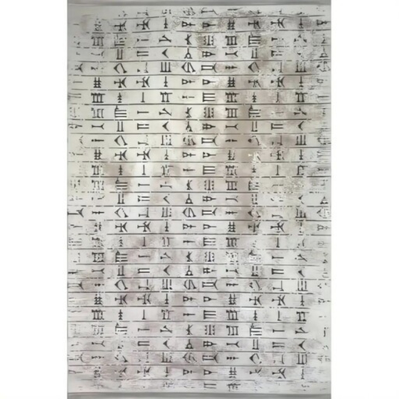 فرش ماشینی سیزان طرح 41102 کرم خط میخی