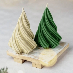 شمع مدل کاج مخروطی حجم 60 گرم