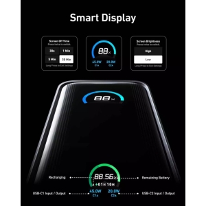 شارژر و پاوربانک انکر با ظرفیت ۹۶۰۰ میلی آمپر مدل Anker Prime Power Bank 65W 