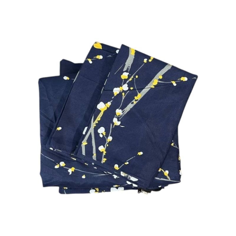 ست کاور لحاف دونفره و ملحفه کشدار به همراه روبالشی Cheshik مدل زنبق