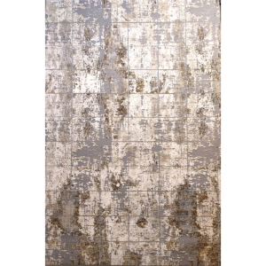 فرش ماشینی سیزان طرح ۴۱۰۱۶ نقره ای مدرن