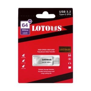 فلش مموری لوتوس usb 3.2 مدل willow ظرفیت 64 گیگ 