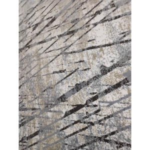 فرش ماشینی سیزان طرح ۴۱۹۴۴ نقره ای مدرن