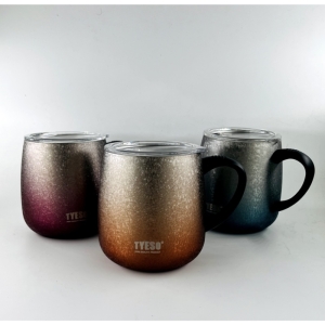 ماگ دوجداره استیل طرح چکشی تایسو مدل TS_8761