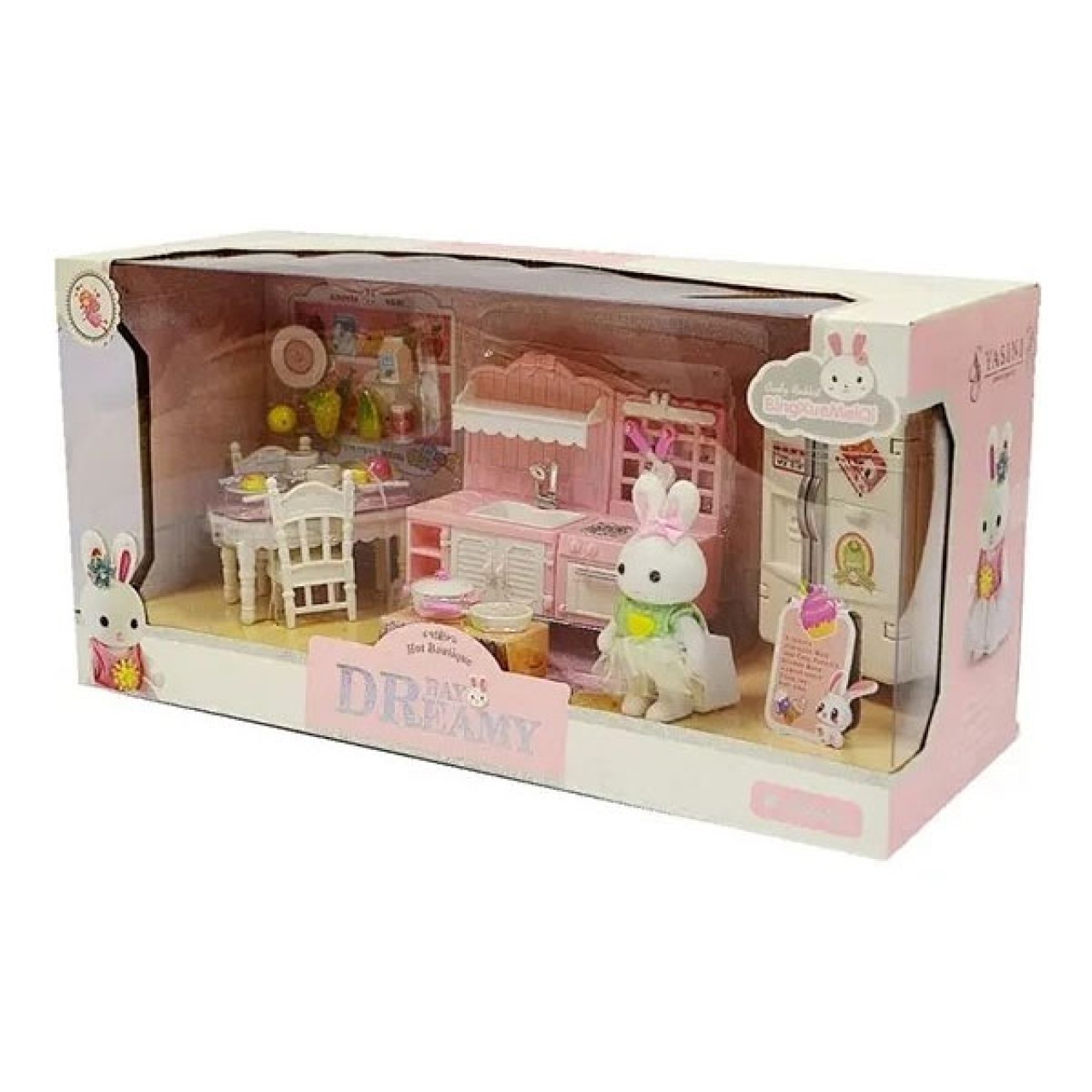 عروسک دخترانه مدل خرگوش آشپزخانه کد 6617